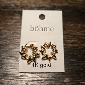 Böhme 14K Gold Starburst Earrings